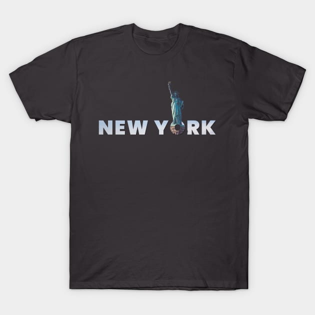 New York - Statue of Liberty T-Shirt by info@dopositive.co.uk